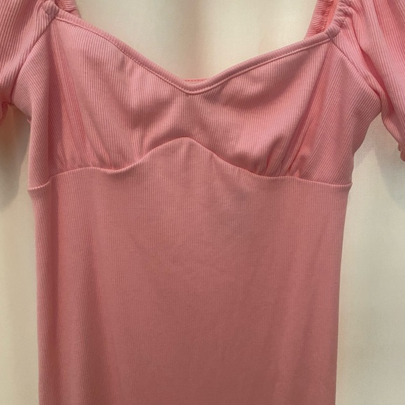 Free People Beach Bel Air Midi Dress Size XS in Pink NWT - Picture 5 of 7